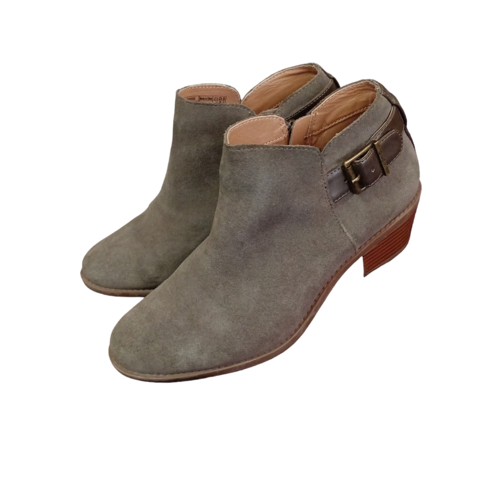 Vionic Millie grey taupe bootie